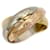 Cartier Trinity Band Ring Pink White Yellow White gold  ref.1487431