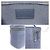 Hellblaue Canvas-Handtasche Christian Dior - Ansicht 11