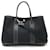 Hermès Bolsa Tote TPM Hermes Garden Preto Couro Pano  ref.1487543