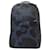 Mochila de camuflaje COACH Negro Azul Cuero  ref.1487549