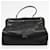 Bolsa Boston de couro preto Prada  ref.1487824