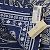 Garden Foulard Hermès 55 Bandana Giardino di Maharani Nero Bianco Blu - vista 4
