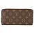 Cartera Zippy Monogram Louis Vuitton Castaño - vista 2