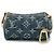 Speedy Pochette in denim Monogram Louis Vuitton Blu - vista 2