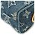 Speedy Pochette in denim Monogram Louis Vuitton Blu - vista 4