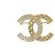 Spilla in oro con strass Chanel Coco Mark B17C D'oro - vista 2