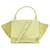 Céline Celine Trapeze Leather Handbag Yellow  ref.1488533