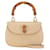 Gucci Bamboo Handbag Shoulder Bag Beige Leather  ref.1488691