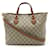 Gucci GG Supreme Handbag Tote Bag Brown Beige Leather Plastic  ref.1488885