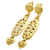 Orecchini a clip a forma di cuore Chanel Coco Mark D'oro Placcato in oro  ref.1488987