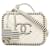 Vanity Chanel CC Filigree Chain Shoulder Bag Black White Cloth  ref.1489132