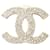 Broche en strass doré Chanel  ref.1489213