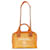 Sac de bowling Deauville Chanel Toile Orange  ref.1489385