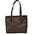 Sac tote Damier Caba Maison en commande spéciale Louis Vuitton Cuir Marron  ref.1489474