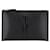 Bolso Clutch Prada Saffiano Negro Cuero  ref.1489589