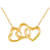 Tiffany & Co. Triple Heart Necklace K18YG Yellow gold  ref.1489669