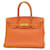 Hermès Bolsa Hermes Birkin 30 em Togo Laranja Couro  ref.1489710