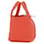 Hermès Bolsa Hermes Picotin Lock PM 18 Vermelho Couro  ref.1489724