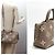 Borsa Petit Palais PM in Monogram Empreinte Louis Vuitton Beige Grigio - vista 3
