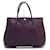 Hermès Hermes Garden PM Tote Bag in Negonda Cassis Purple Leather  ref.1489744