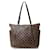 Bolso Tote Louis Vuitton Damier Totally MM Castaño Plástico  ref.1489852