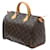 Bolso Boston Speedy 30 Louis Vuitton Castaño Monograma Charol  ref.1490012