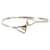 Tiffany & Co Tiffany Heart Hook & Eye Bracelet Silvery Golden Silver  ref.1490034
