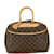 Bolso Deauville Monogram Louis Vuitton Castaño Cuero Plástico  ref.1490111