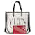 Valentino Clear Tote Handbag Black Leather Plastic  ref.1490208