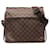 Bolsa de Ombro Damier Naviglio Louis Vuitton Marrom Couro Plástico  ref.1490287