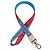 Chanel Blue and Red Nylon Neck Strap