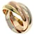 Cartier Trinity #50 Ring White gold Yellow gold  ref.1490699