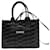 Everyday Borsa a mano Balenciaga Borsa a spalla Marrone Nero Plastica  ref.1491023