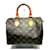 Bolso Louis Vuitton Monogram Speedy 25 Castaño Plástico  ref.1491160