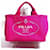 Borsa tote in tela rosa Prada Canapa B2439G  ref.1491165