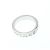 Bulgari Anello in oro bianco con doppio logo Bvlgari e diamanti - vista 2