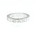 Bulgari Anello in oro bianco con doppio logo Bvlgari e diamanti - vista 3