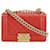 Chanel Boy Shoulder Bag in Red Lambskin Leather  ref.1491233