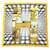 Hermès Hermes Yellow Silk Scarf  ref.1491377
