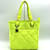 Chanel Neon Yellow Canvas Handbag Tote Cloth  ref.1492021