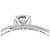 Anello in diamante Cartier Etincel de Solitaire mezza eternità - vista 4