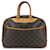 Bolsa Deauville Louis Vuitton Marrom Monograma Couro envernizado  ref.1492211