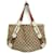 Borsa tote in tela GG Gucci Marrone Beige Crudo Pelle  ref.1492219