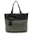 Tote Sac fourre-tout bicolore Prada Cuir Nylon Marron Noir  ref.1492856