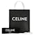 Céline Celine Triomphe Vertikaler Cabas Kleine Handtasche Braun Weiß Kunststoff  ref.1492916