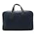 Hermès Hermes Victoria 50 Boston Bag Navy blue Leather Cloth  ref.1492938