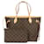 Sac tote Neverfull MM de Louis Vuitton Cuir vernis Beige  ref.1493040