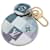 Louis Vuitton Monogram Denim Porte-Cle Keychain Red Blue Leather  ref.1493086