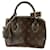 Bolso Lockit BB Monograma Brillante Louis Vuitton Castaño Crudo Cuero Charol  ref.1493453