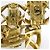 Orecchini a clip placcati in oro Chanel D'oro - vista 5
